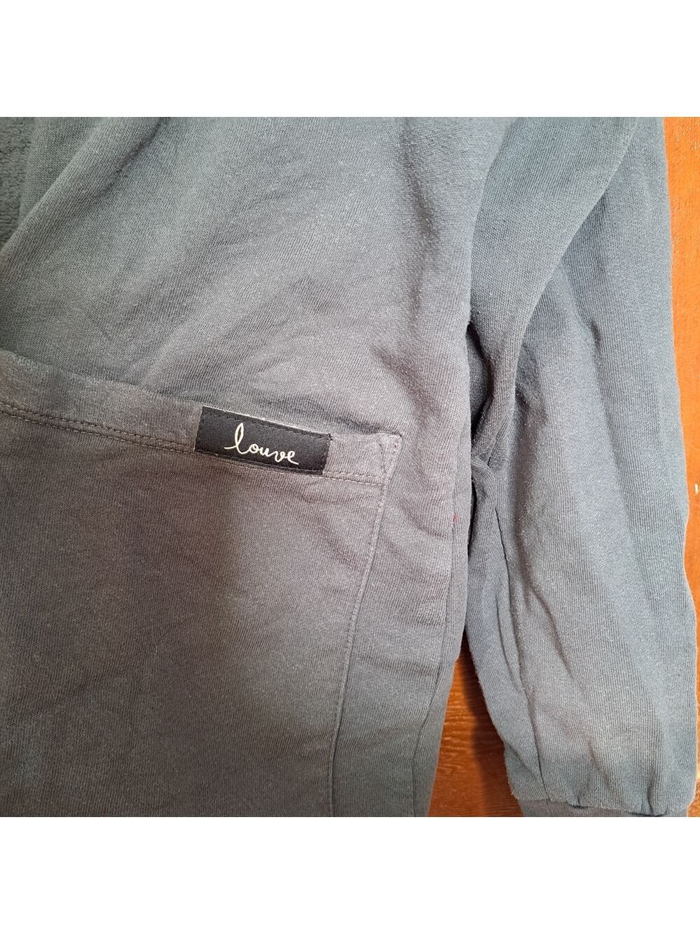 🇨🇦 Louve Organic Cotton Open Cardigan Made in Quebec | Size Large | Ethical - Picture 8 of 12